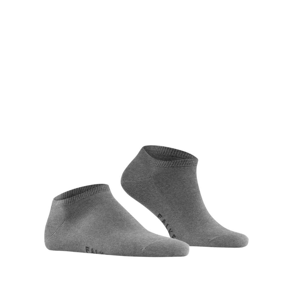 FALKE Men's Sneaker Socks - Breathable Cushioned Athletic Socks for Running, Walking & Sports - Grey - Family Pack (3 Pairs) - Perfect for Gym, Workout & Everyday Wear