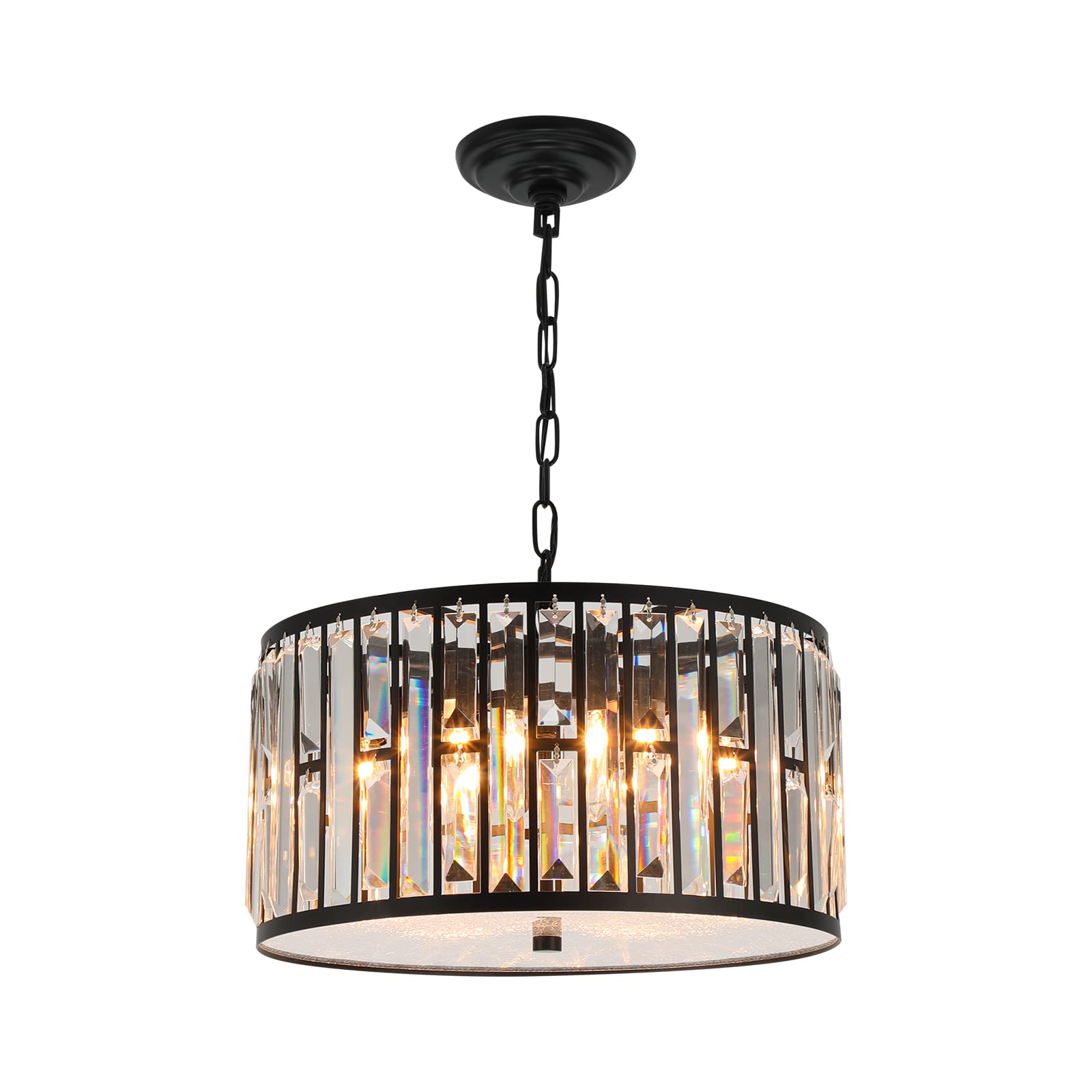 6-Light Modern Crystal Chandelier - 16