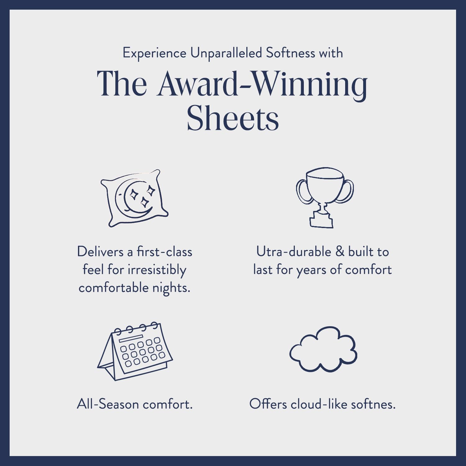 Brooklinen Luxury 100% Cotton Sateen 4-Piece Twin Sheet Set - Soft Breathable Bedding with 1 Fitted Sheet, 1 Flat Sheet & 2 Pillowcases - Perfect for Master Bedrooms, Guest Rooms & Dorm Rooms