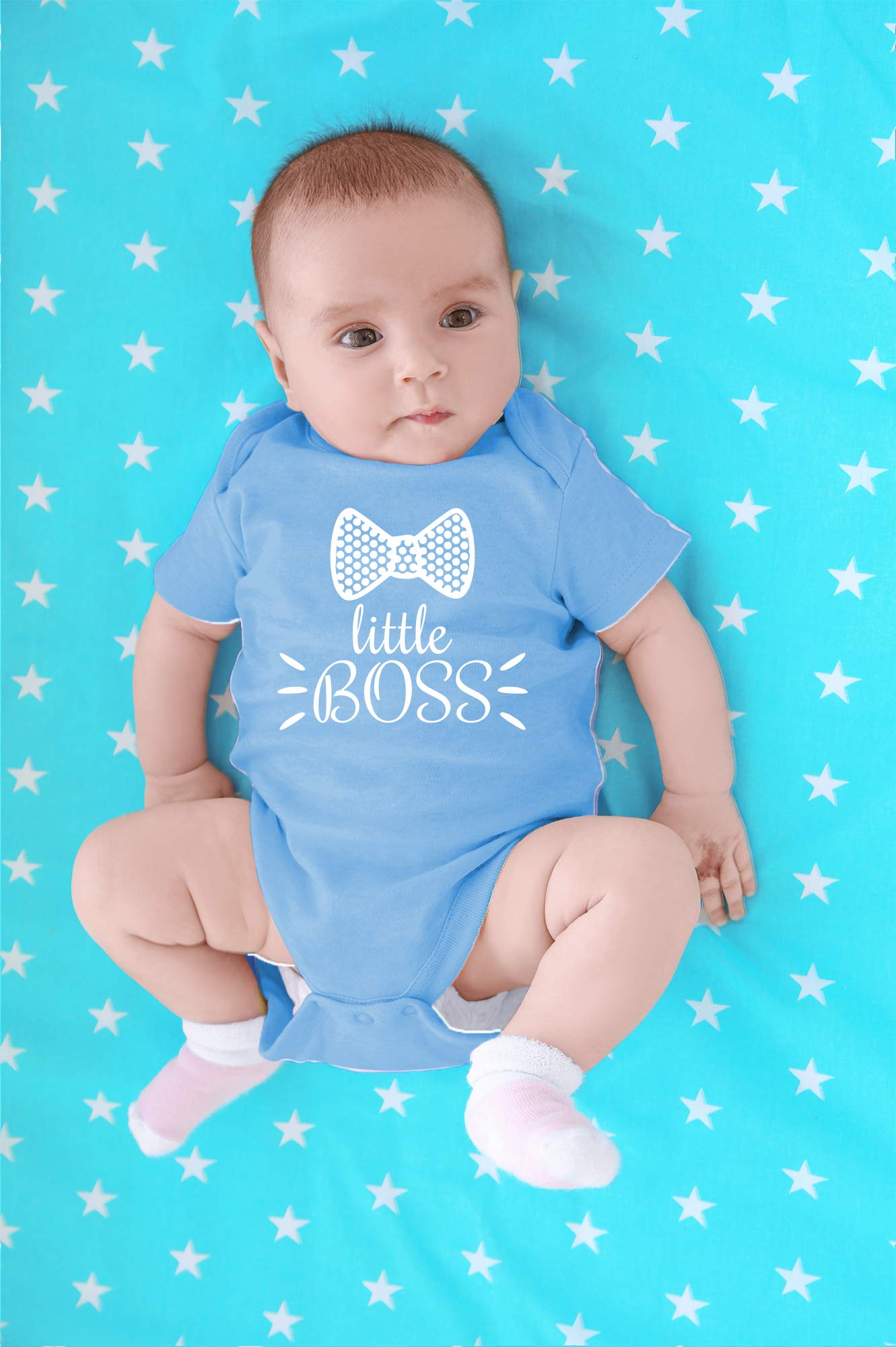 Funny Newborn Bodysuit Outfits for Boys & Girls | CBTwear Little Boss Baby Clothes | Perfect for Photo Shoots, Birthdays & Everyday Wear