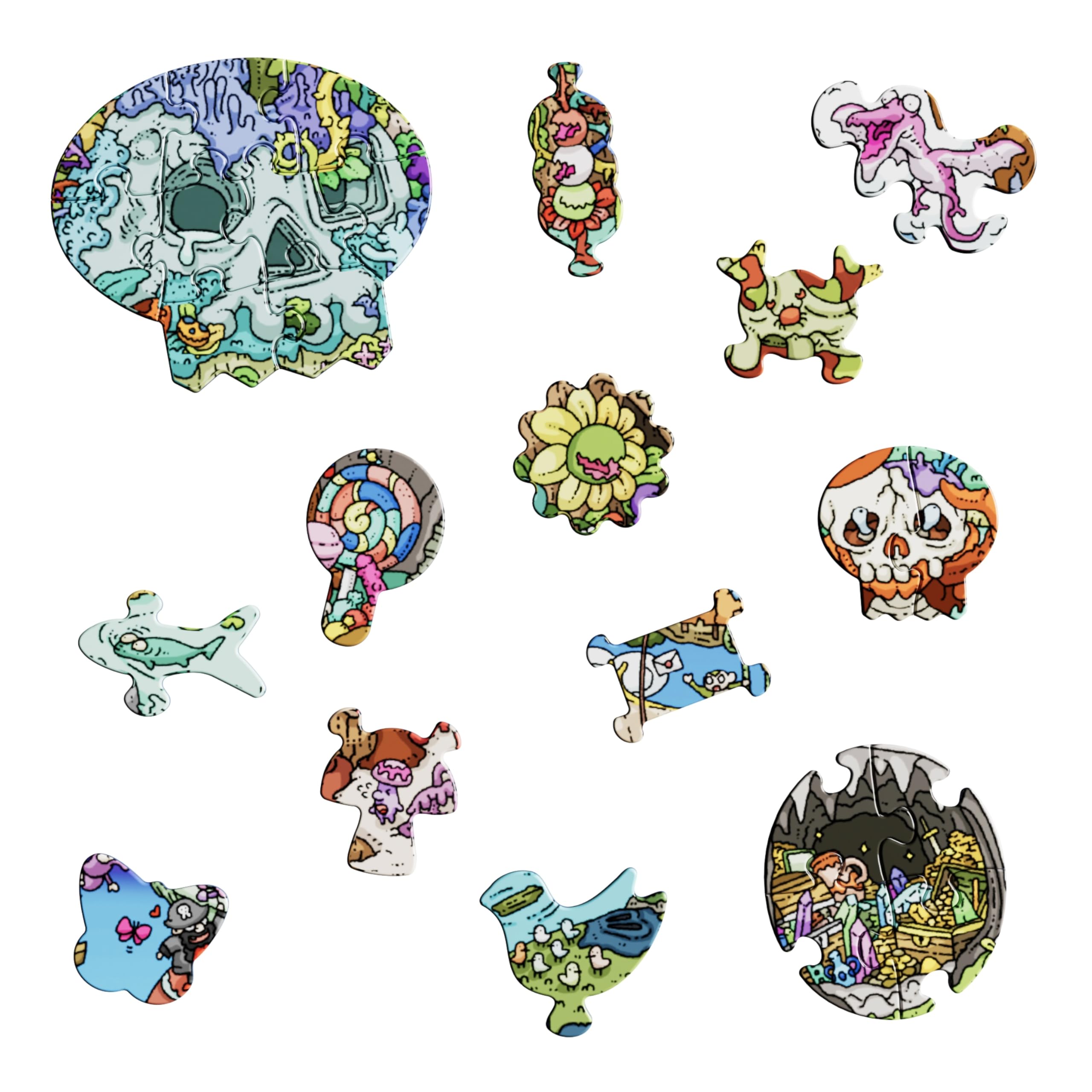 The Peckish Pirates 1000-Piece Jigsaw Puzzle - Magic Puzzle Company Series 4 | Fun Family Game Night Activity & Brain Teaser Challenge