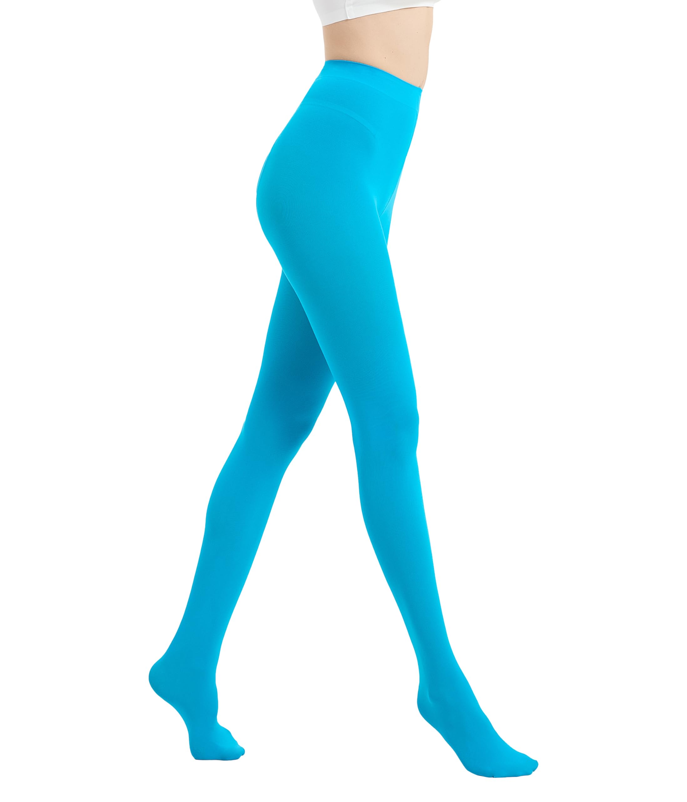 80D Semi Opaque Tights for Women - Stretchable High Waist Stockings, Soft Pantyhose with 20+ Color Options | Perfect for Work, Daily Wear & Fashion Outfits