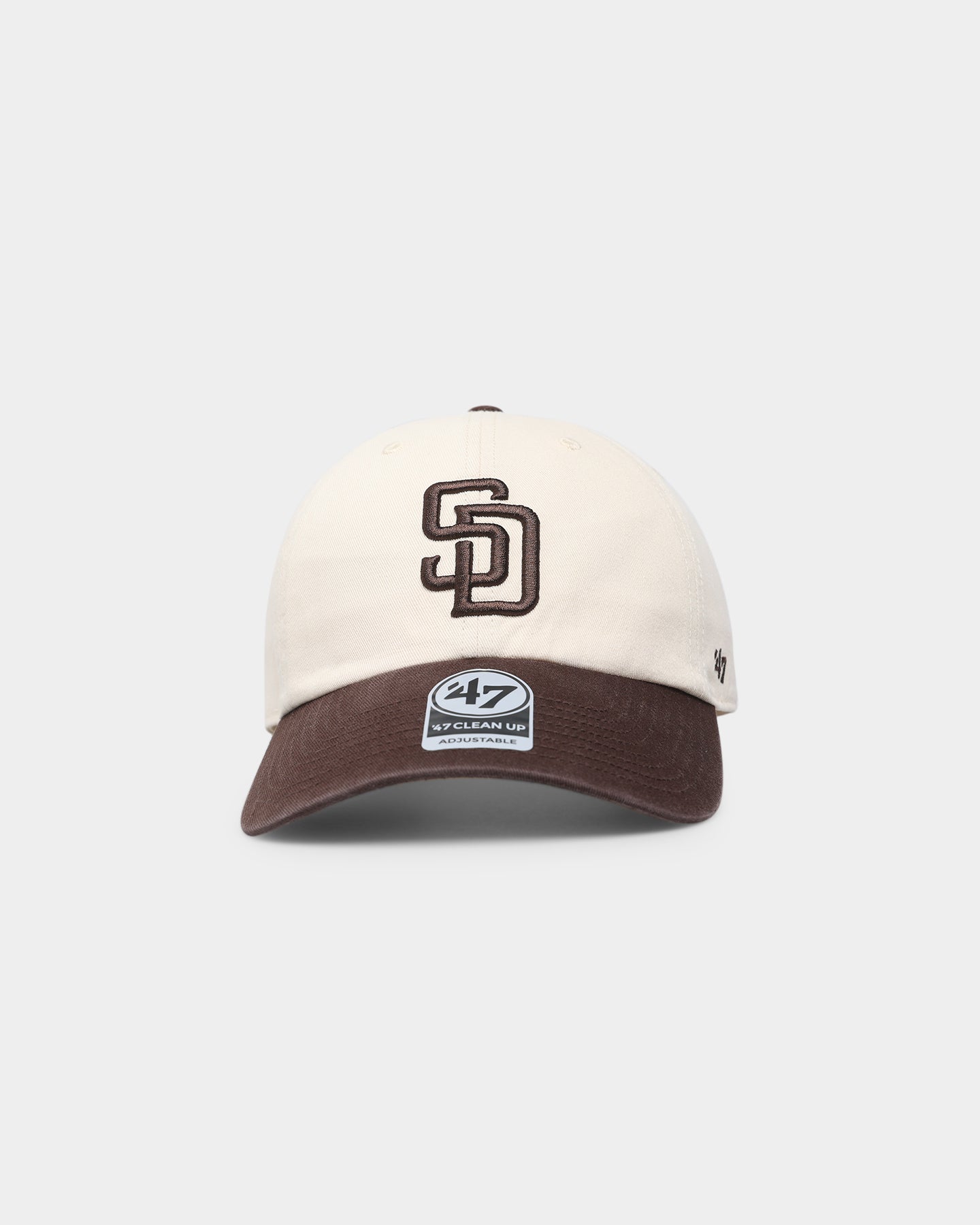 47 Brand San Diego Padres Two-Tone MVP DT Snapback Hat - Adjustable Baseball Cap for Men & Women - Perfect for Baseball Games, Streetwear Fashion & Casual Outfits