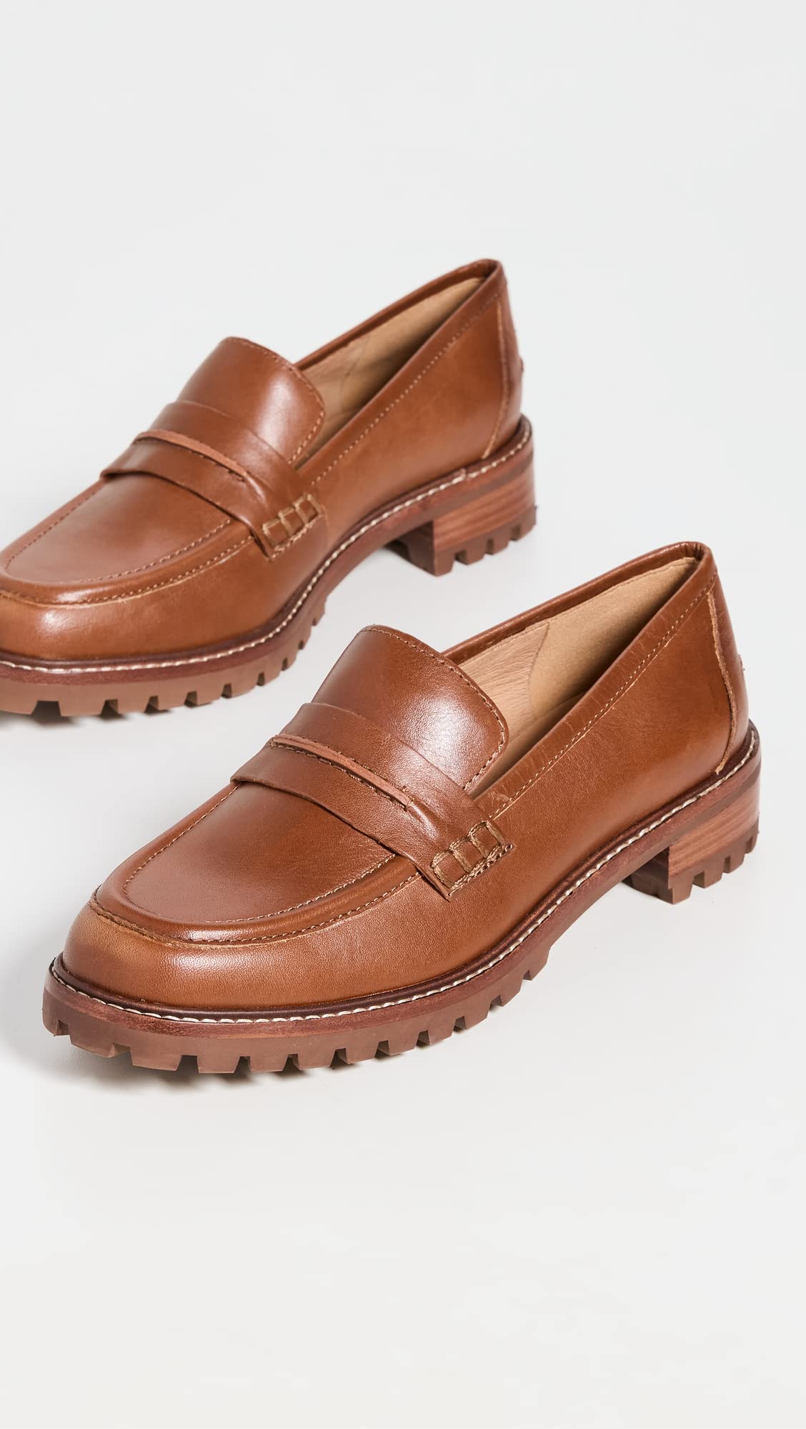 Madewell Women's The Corinne Lugsole Loafers - Comfortable Slip-On Shoes for Women | Casual & Office Wear | Perfect for Work, Travel & Everyday Outfits