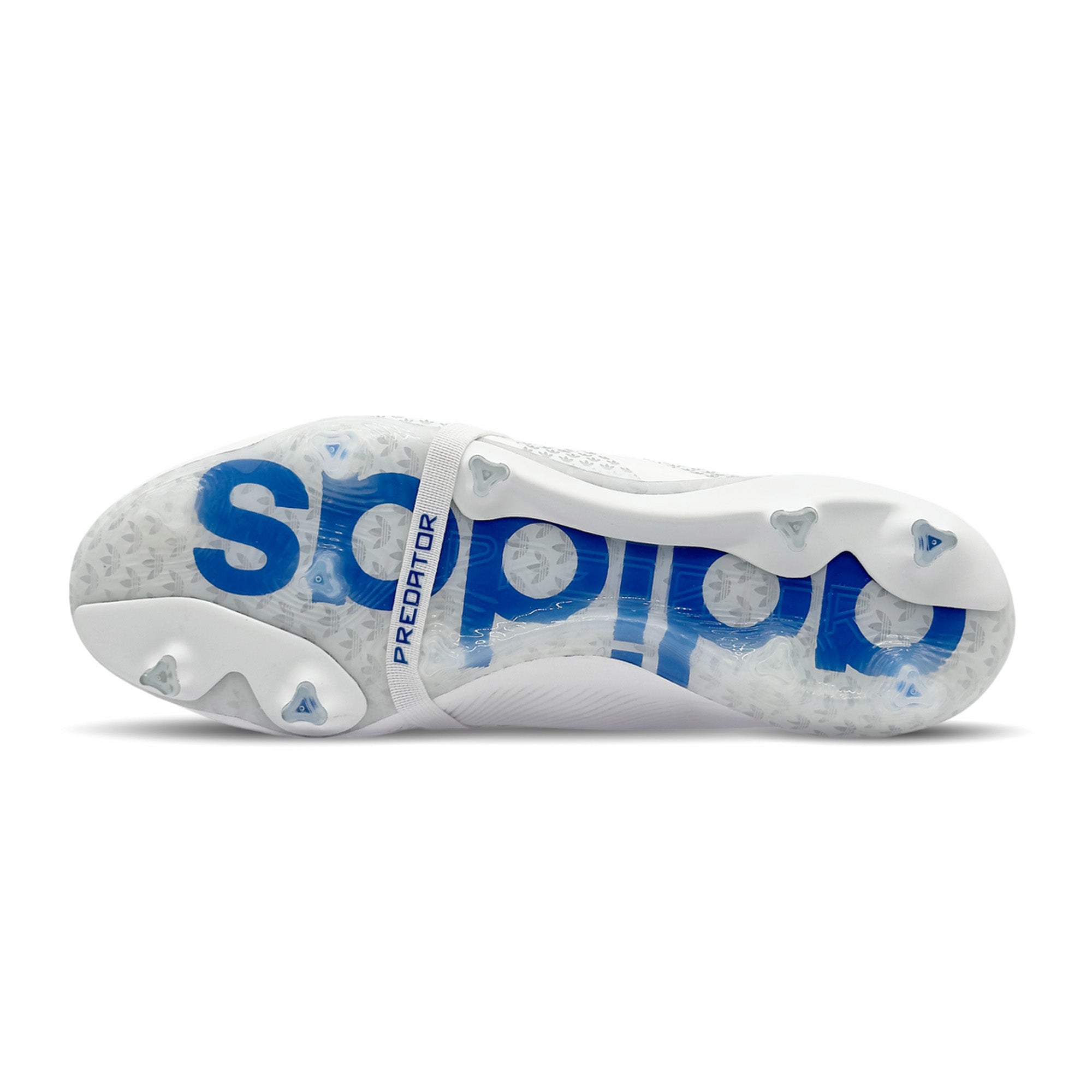 Adidas Predator Elite FG Soccer Cleats - David Beckham White & Blue Limited Edition (2024) | Perfect for Professional Matches & Training Sessions