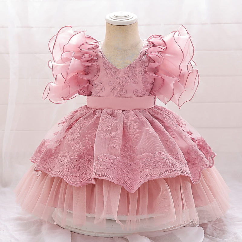 Elegant Baby Girls Birthday Dresses | Toddler Flower Girl Dresses for Special Occasions | Perfect for Birthday Parties, Weddings & Photoshoots