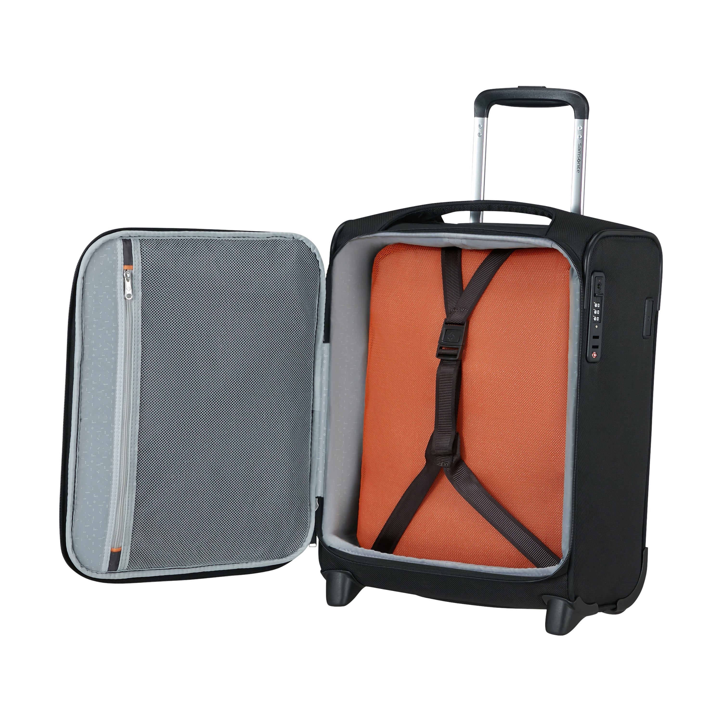 Samsonite Re Lite Upright Underseater Carry-On Luggage - Lightweight Compact Travel Suitcase for Airplane Cabin Storage | Perfect for Business Trips & Weekend Getaways
