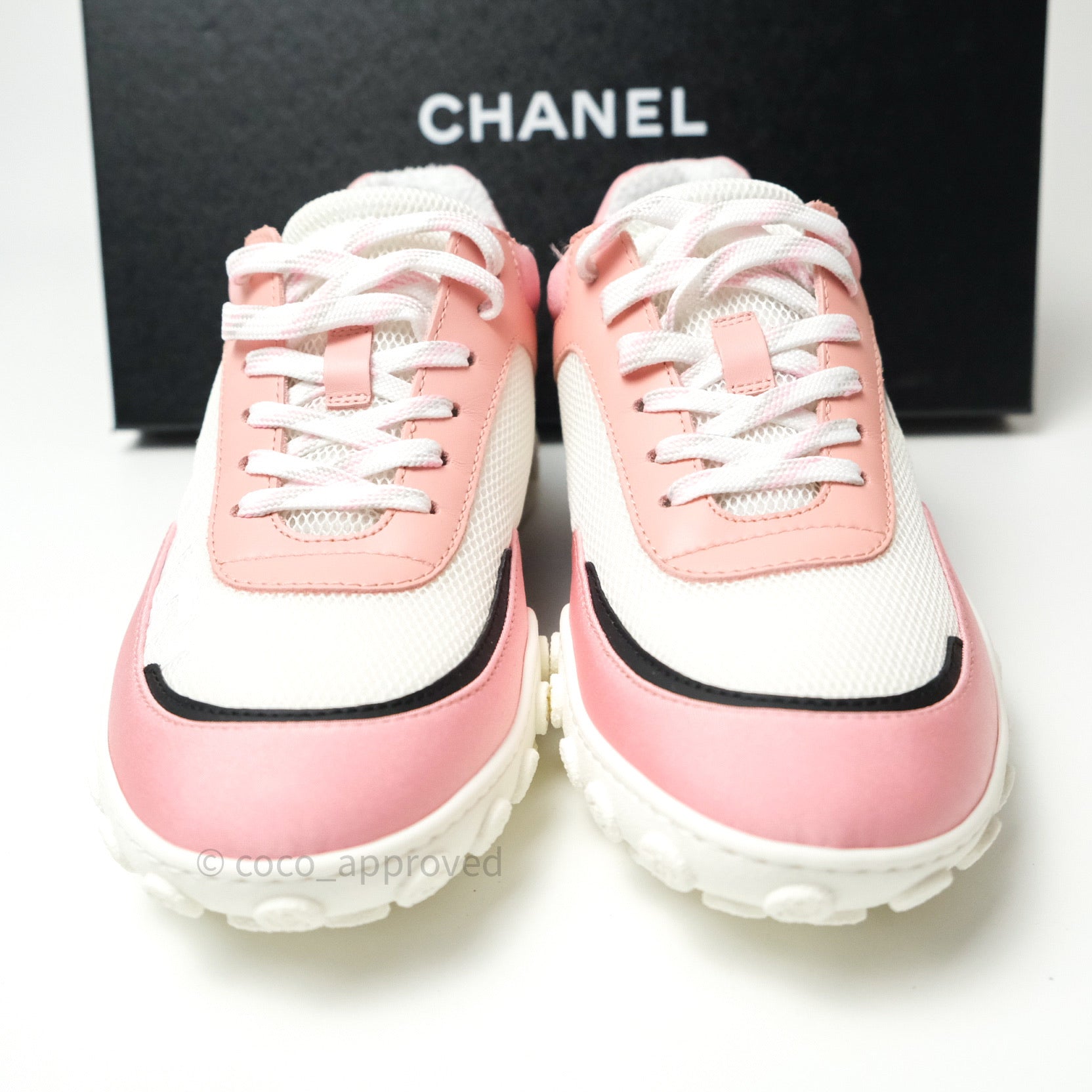 Chanel CC Logo Sneakers in Pink - Women's Size 38 | Luxury Fashion Shoes for Casual Wear & Street Style Outfits