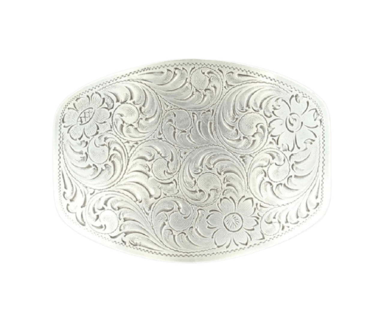 Nocona Floral Scroll Belt Buckle for Women & Men - Western Style Cowboy Belt Accessory - Perfect for Rodeo, Country Music Festivals & Western Fashion