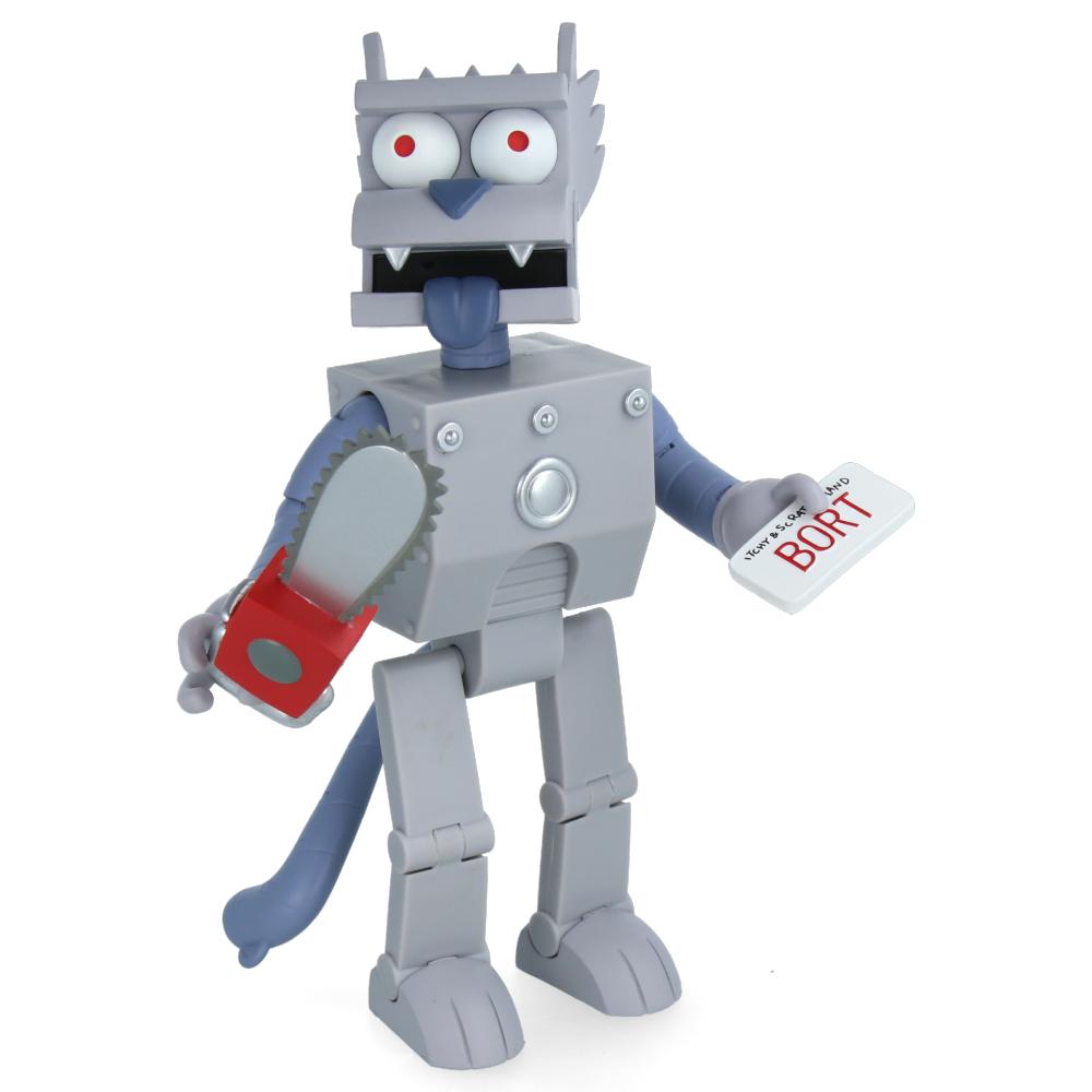 Ultimate Robot Scratchy Figurine from The Simpsons – Collectible Action Figure for Fans & Display