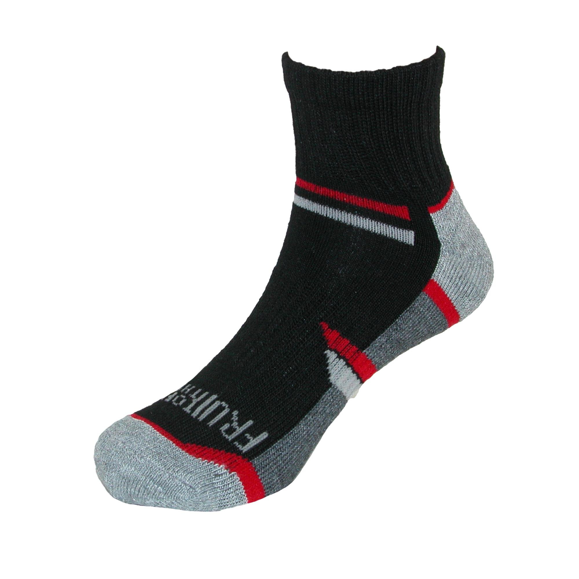 Fruit of the Loom Boys Ankle Socks 6-Pack - Soft Cotton Crew Socks for Kids & Toddlers - Comfortable Everyday Wear for School, Sports & Playtime
