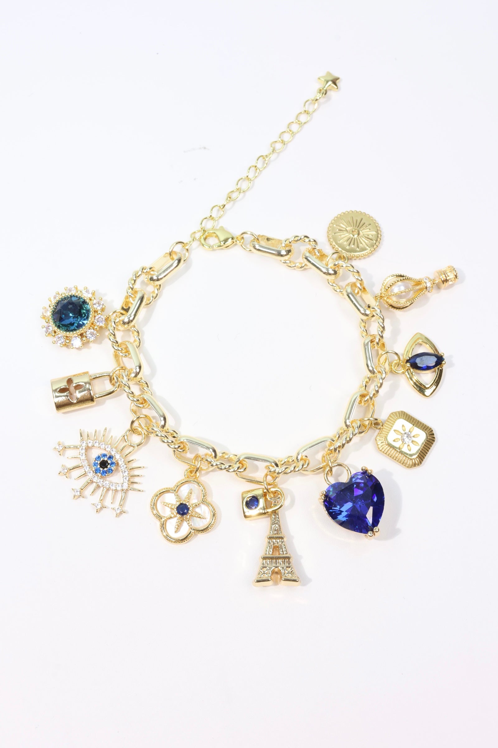 Ancharm Exclusive Bijou Petite #02 Bracelet - Dainty Gold Plated Chain Bracelet for Women, Elegant Minimalist Jewelry Gift for Her, Perfect for Date Night & Special Occasions