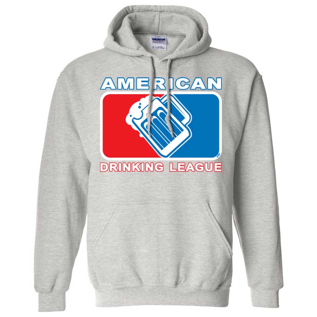 American Drinking League USA Sweatshirt Hoodie - Comfortable Pullover for Men & Women | Perfect for Casual Wear, Sports Events, and College Parties