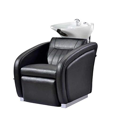 Professional Salon Shampoo Backwash Unit with Adjustable Legrest - Durable Anode Construction for Hair Washing Stations | Perfect for Beauty Salons, Spas & Barber Shops