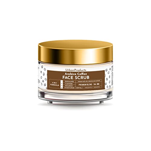 Organic Arabica Coffee Face & Body Scrub - Exfoliating Acne Treatment & Anti-Cellulite Scrub for Smooth, Radiant Skin - 50g Natural Skincare for Women - Perfect for Morning Routine & Spa Day at Home