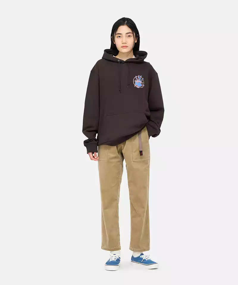 Corduroy Loose Tapered Ridge Pants for Women - Comfortable High Waisted Casual Trousers - Perfect for Fall Winter Outfits, Office Wear & Weekend Street Style