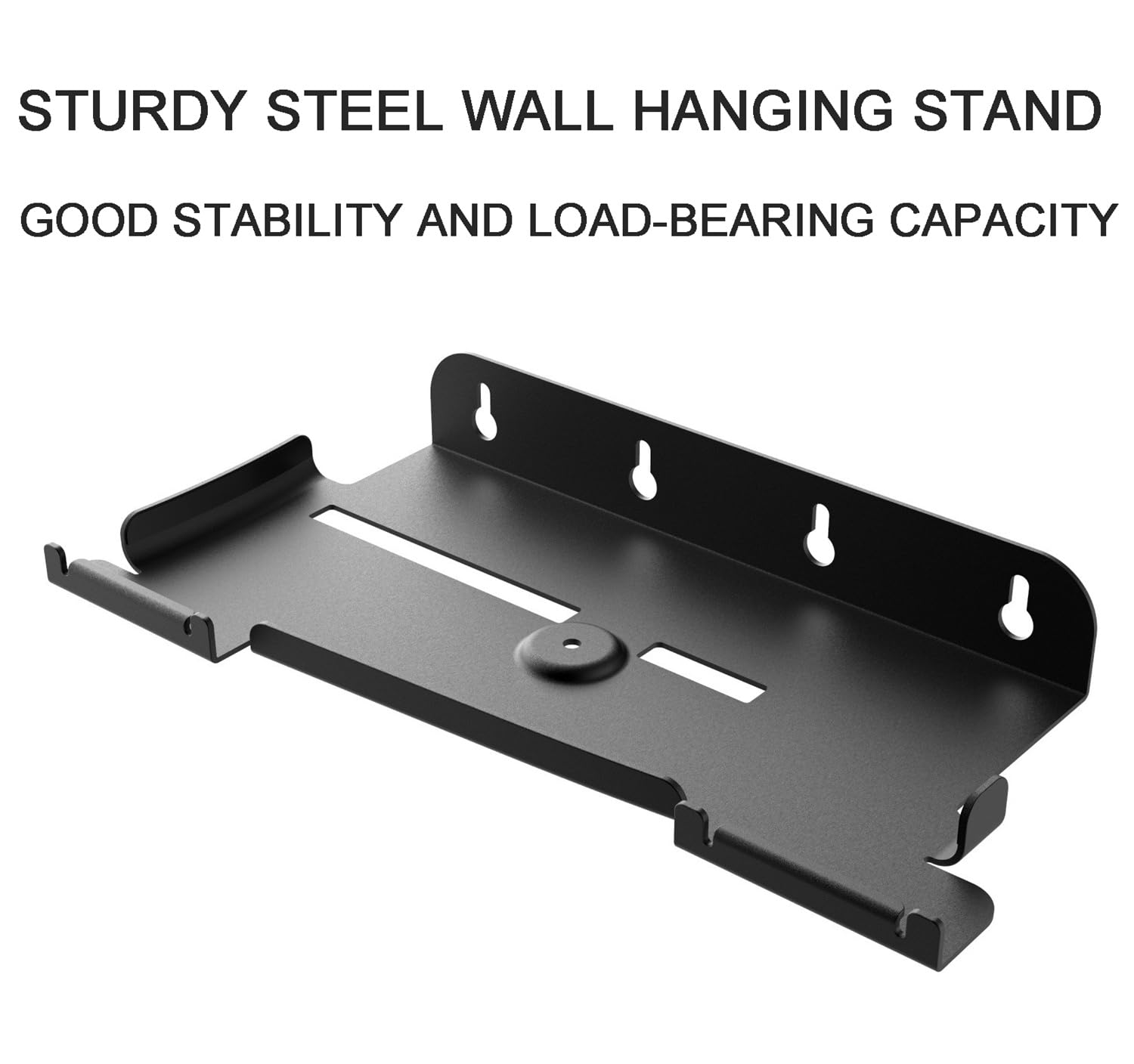 Scosao Wall Mount Bracket for PS5 Slim/PS5 Console (Disc/Digital Edition) - Heavy Duty Steel Mount with 2 Removable Controller Holders & Headphone Hook - Perfect for Gaming Room, Bedroom, and Space-Saving Setup