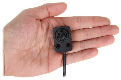 2MP DS-2CD6425G1 Pinhole Security Camera with L-Shaped 3.7mm Lens & 8m Cable - Indoor/Outdoor Surveillance for Home, Office, and Retail Stores