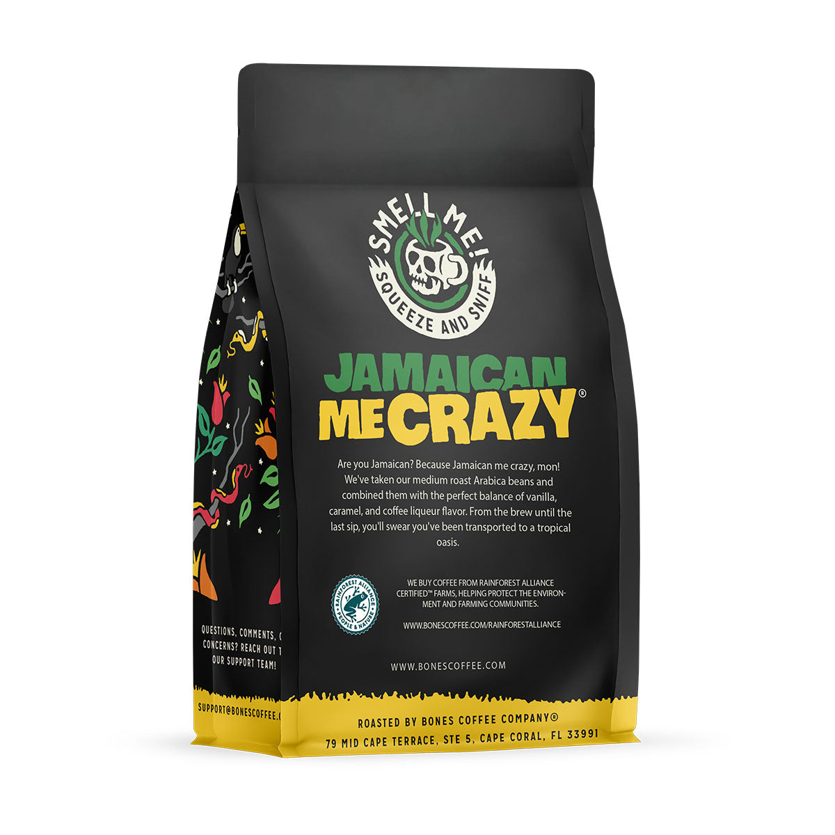 Jamaican Me Crazy® Premium Coffee Blend - 12oz Bag | Rich & Bold Flavor for Home Brewing, Office, or Gifts | Specialty Ground Coffee for Drip Machines & French Press
