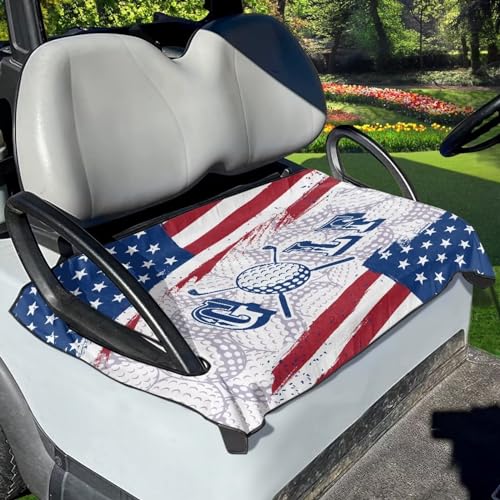 Golf Retro American Flag