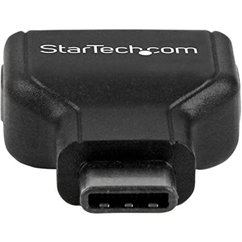 STARTECH USB 3.1 Gen 1 Type C to USB A Adapter - 5Gbps Data Transfer - USB-C Male to USB-A Female Converter - Black - Perfect for MacBook, Chromebook, Windows Laptops & Mobile Devices