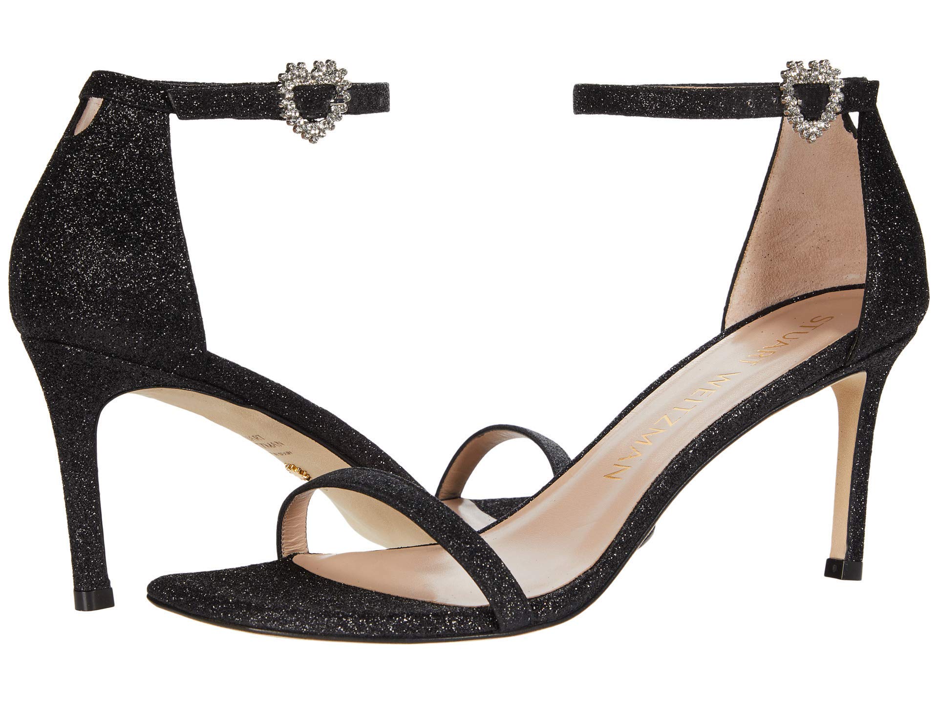 Stuart Weitzman Amelina 75 Heart Pump Heels - Women's Luxury High Heels for Weddings, Parties & Date Nights