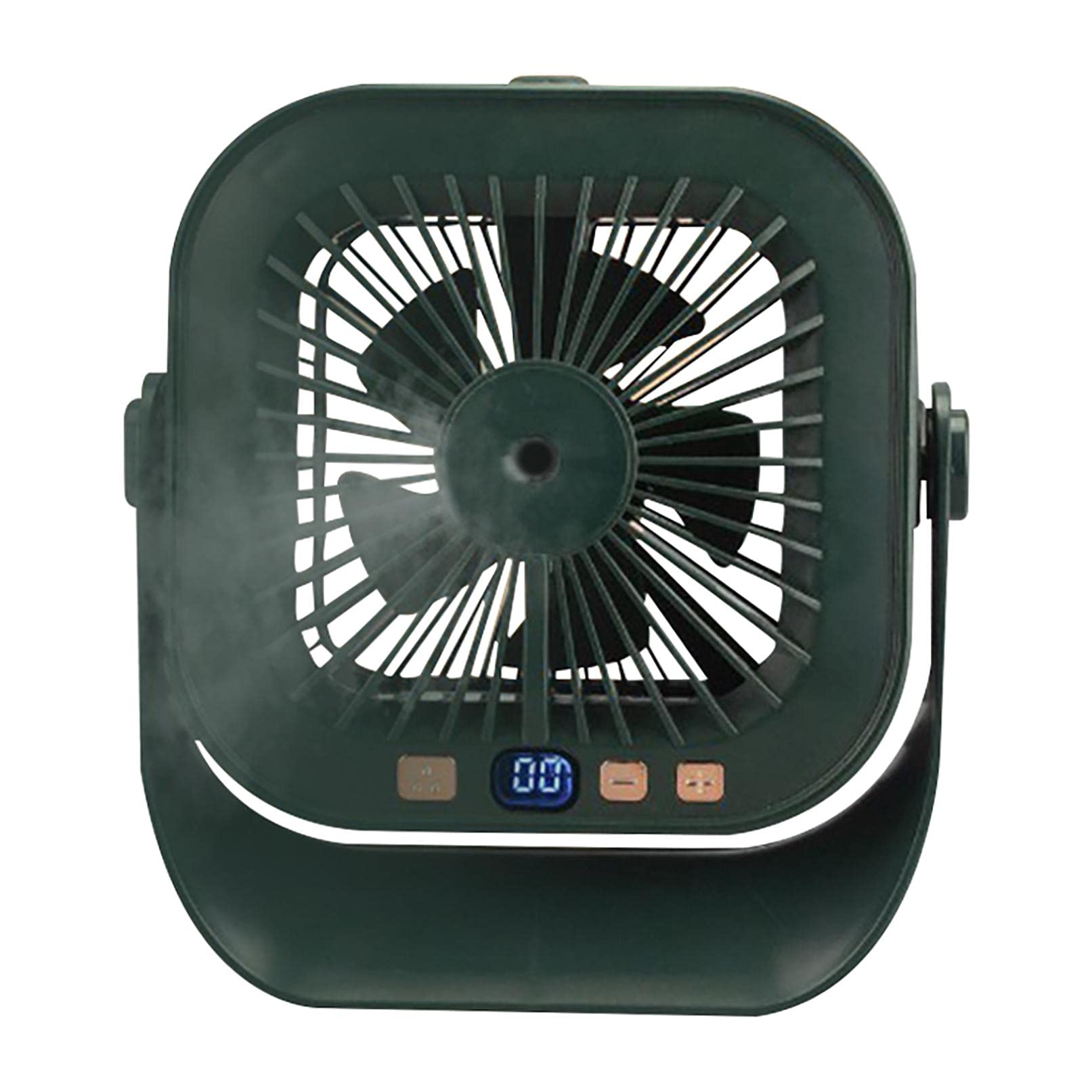 Portable Air Cooler with USB, Humidifier & Purifier - 3 Speed Settings, Auto Oscillation - Compact Cooling Fan for Small Rooms, Office, Dorm, Bedroom - Perfect for Home, Work & Travel (Black)