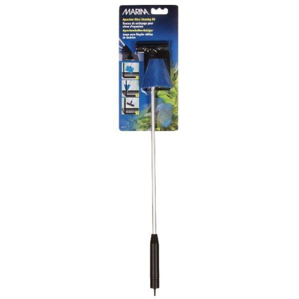 Premium Marina Aquarium Glass Cleaning Kit - Fish Tank Scraper & Algae Remover Tool Set for Crystal Clear Water - Perfect for Freshwater & Saltwater Tanks, Home or Office Aquariums