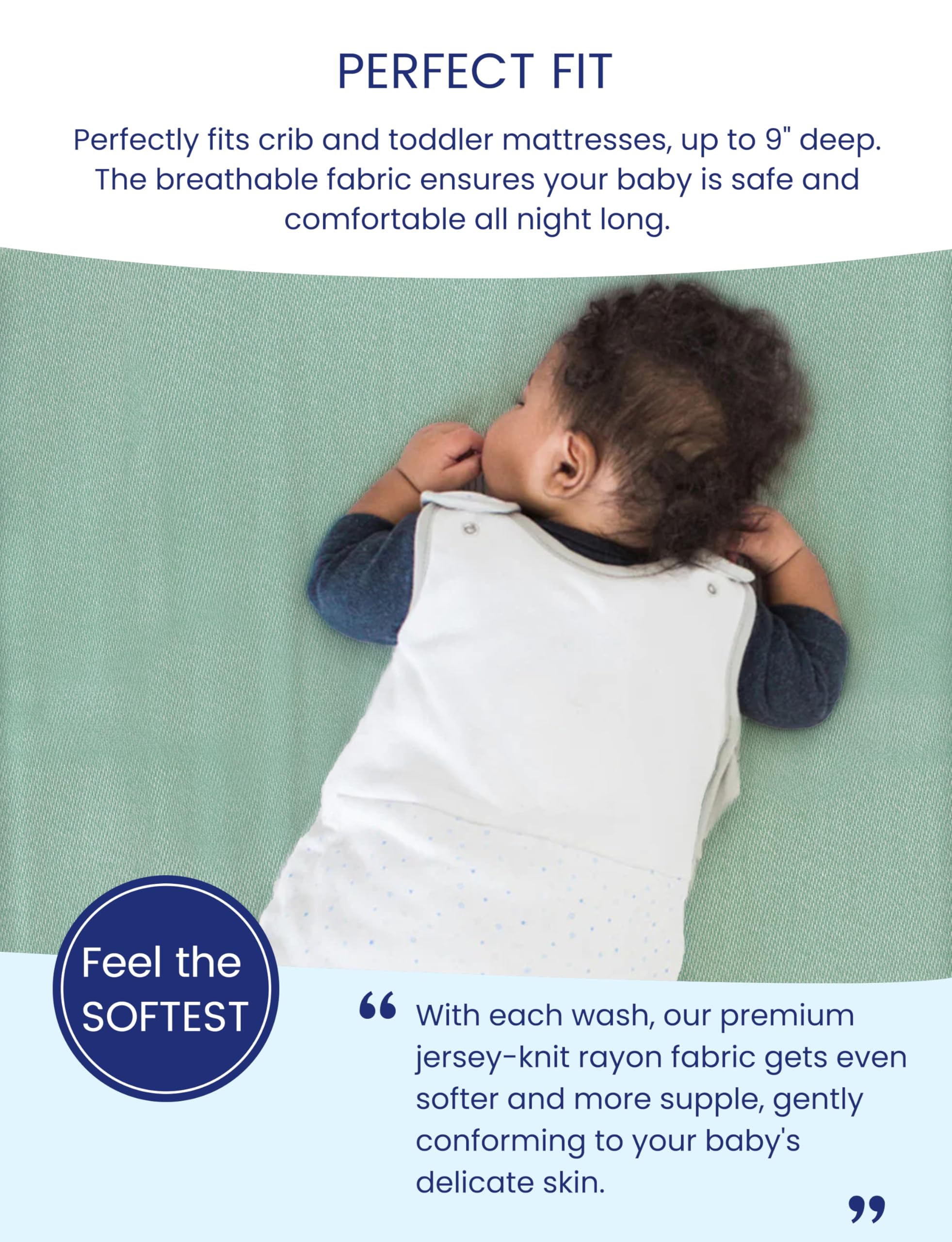 TotAha Premium Soft Boho Crib Sheets - Ultra Breathable & Stretchy Fitted Crib Mattress Cover 28x52x9 Extra Deep Pocket - Neutral Botanical Print for Baby Boys & Girls - Perfect for Nursery, Daycare & Travel