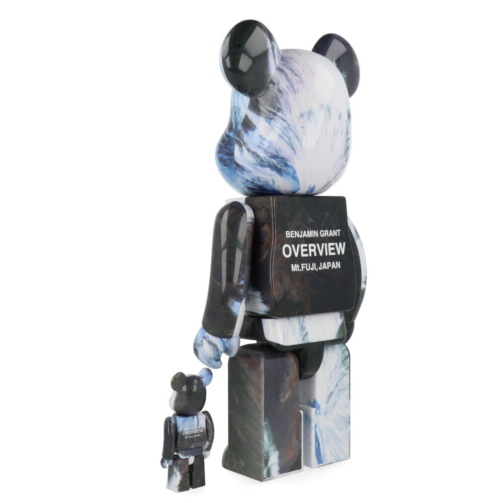 400% + 100% Bearbrick Benjamin Grant Fuji Mount Art Toy Figure - Collectible Designer Vinyl Bearbrick for Home Decor & Office Display