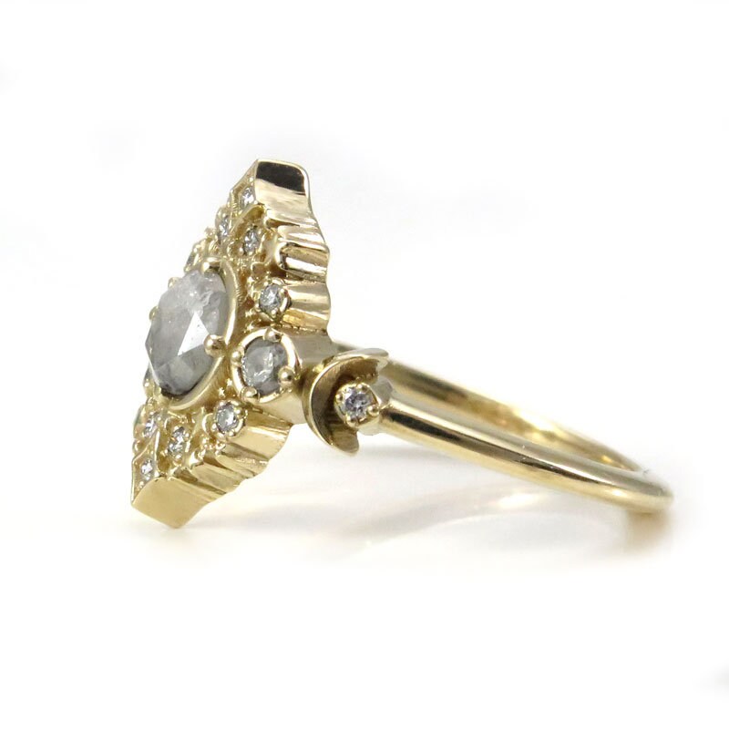 Customizable Galaxie Engagement Ring Setting - Build Your Own Unique Diamond Ring for Proposals & Weddings