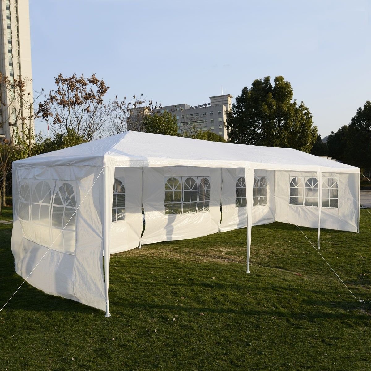 10'x30' Heavy Duty Outdoor Canopy Tent - Waterproof Party Wedding Gazebo Pavilion for Backyard Events, Catering & Camping Shelter