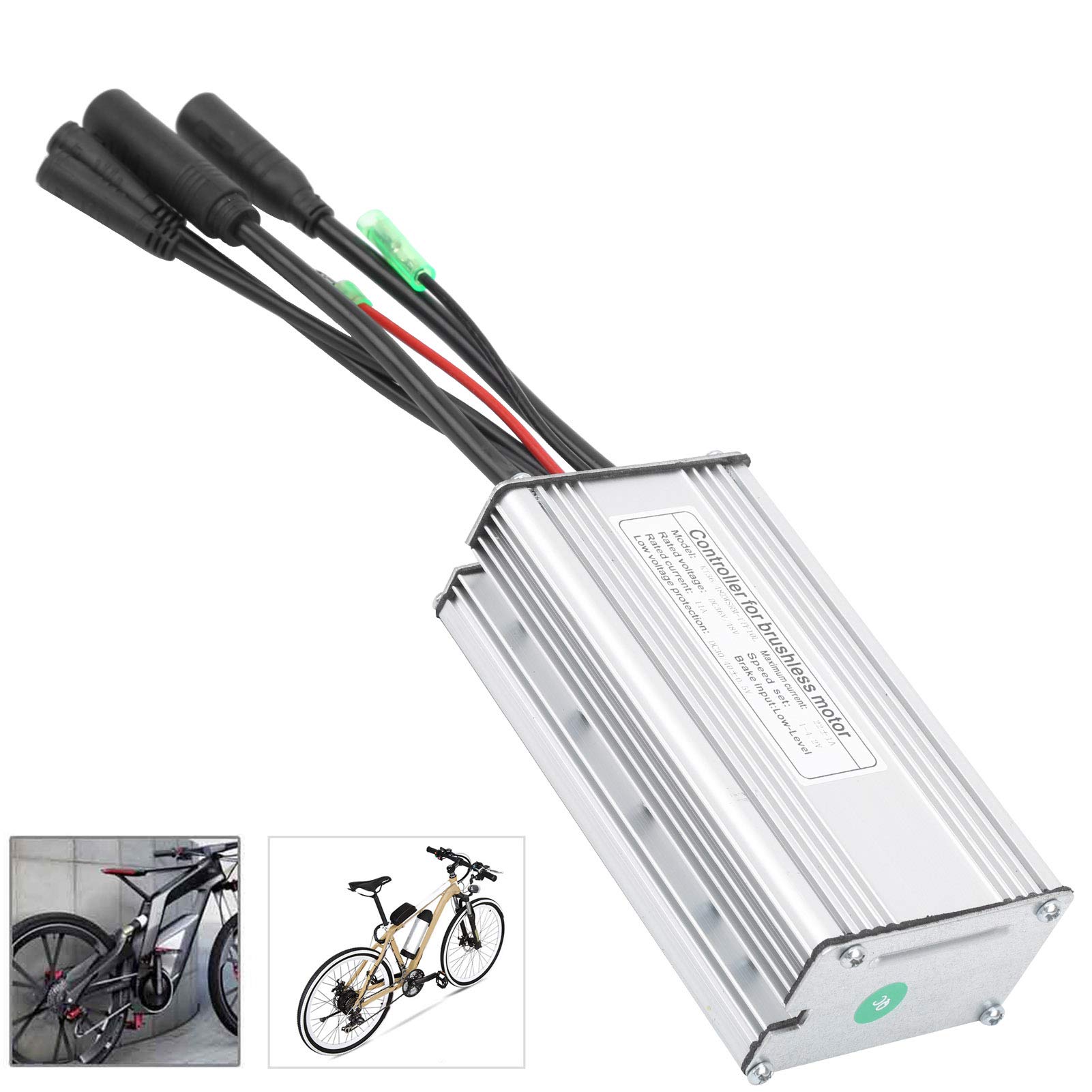 36V/48V KT-22A Rectangular E-Bike Conversion Controller with 9 Tubes & Light Cable - Perfect for Electric Bike DIY Upgrades & Motor Conversions