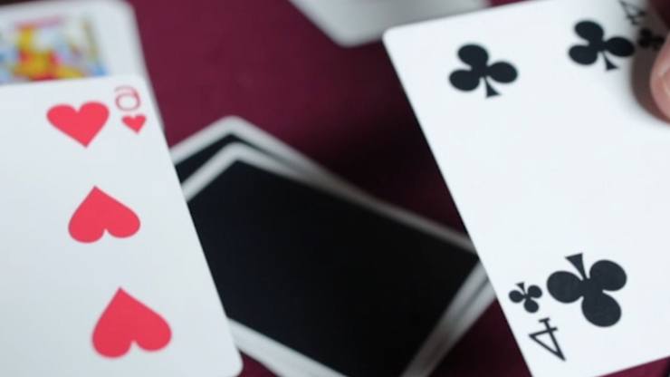 NOC V3S Gaff Deck (Black) - Premium Cardistry & Magic Trick Playing Cards for Performers and Collectors - Perfect for Card Flourishes, Magic Shows, and Poker Games