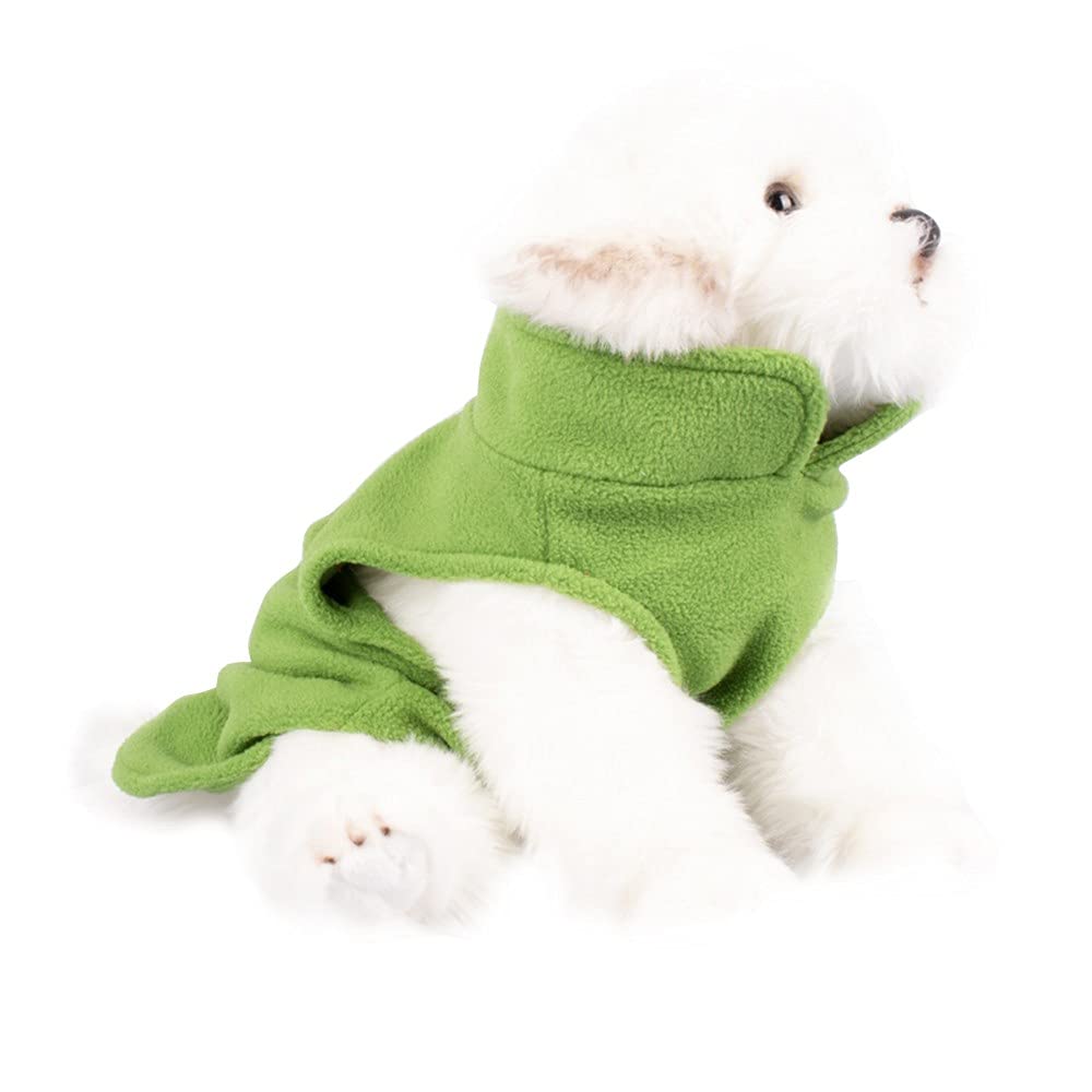 Pawstrip Dog Fleece Sweater - Winter Warm Pet Coat with Harness Attachment, Machine Washable for Small/Medium/Large Breeds & Cats | Cozy Fall & Winter Outwear for Outdoor Walks & Indoor Comfort