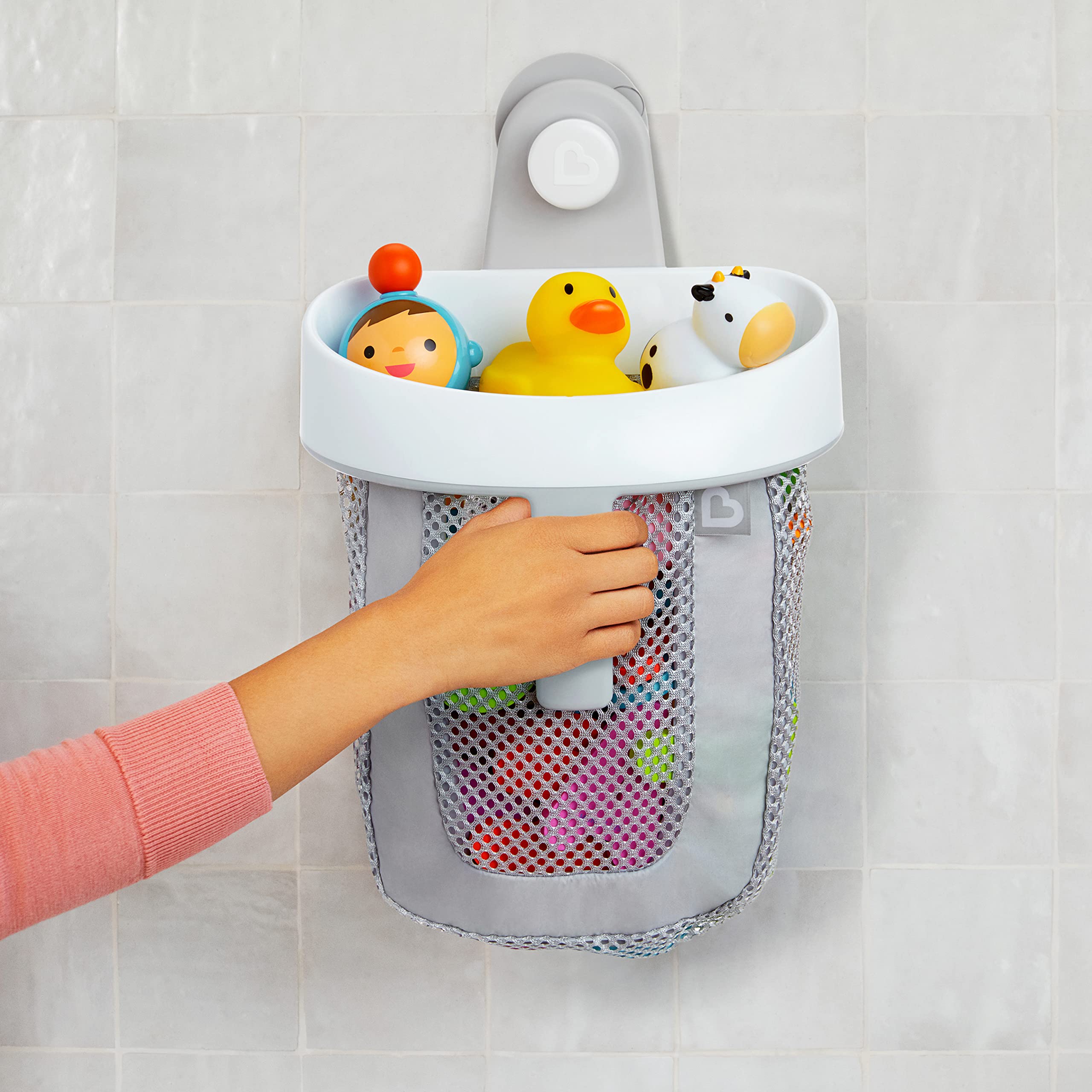 Munchkin® Bath Toy Scoop with 6-Piece Little Boat Train Set - Fun Water Play for Toddlers & Kids in Bathtub or Pool