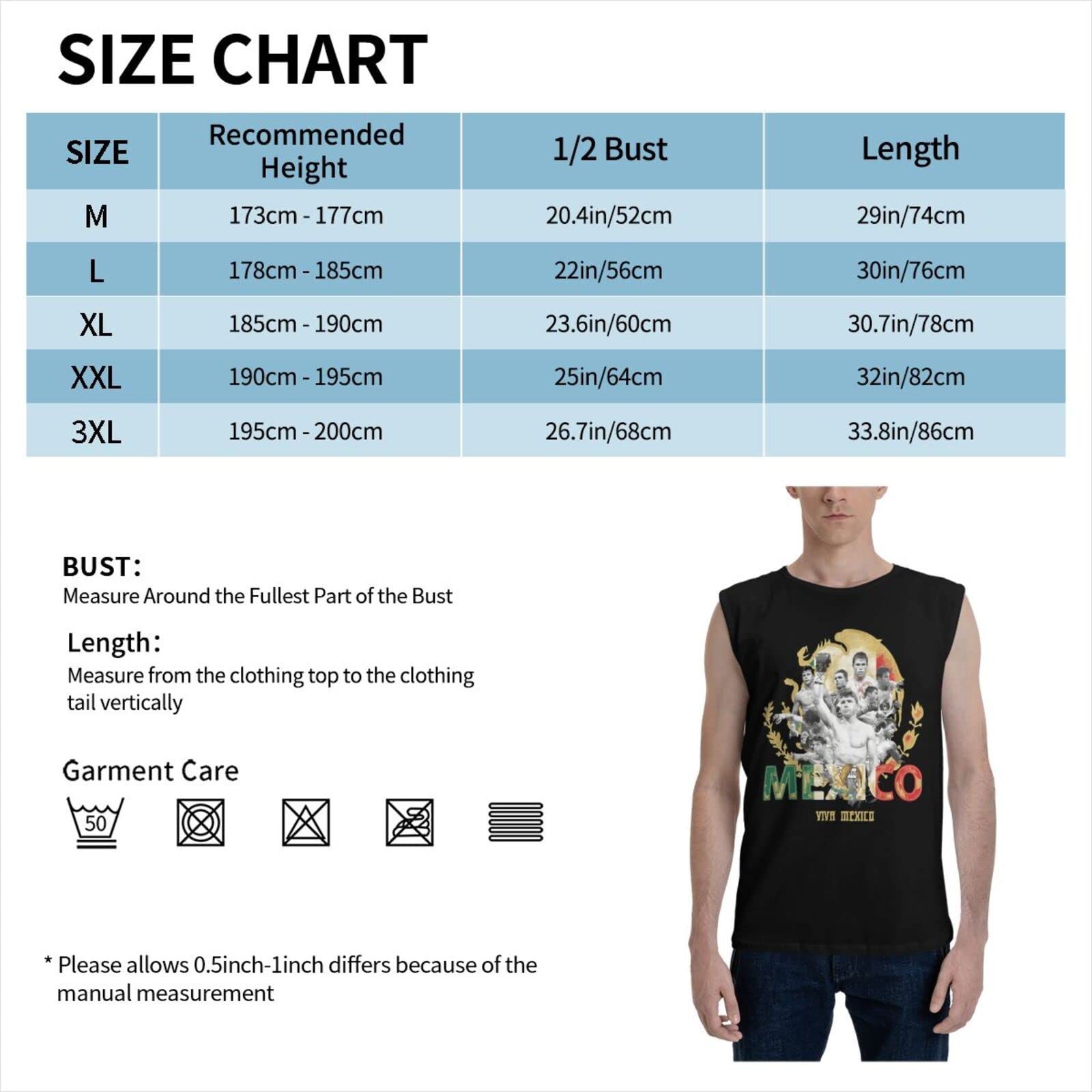 Canelo Alvarez 3D Printed Muscle Tank Tops - Men's Sleeveless Hawaiian Gym Shirts for Workout & Summer - Cool Cotton Undershirt Tees - Medium Black - Perfect for Beach, Gym & Casual Wear