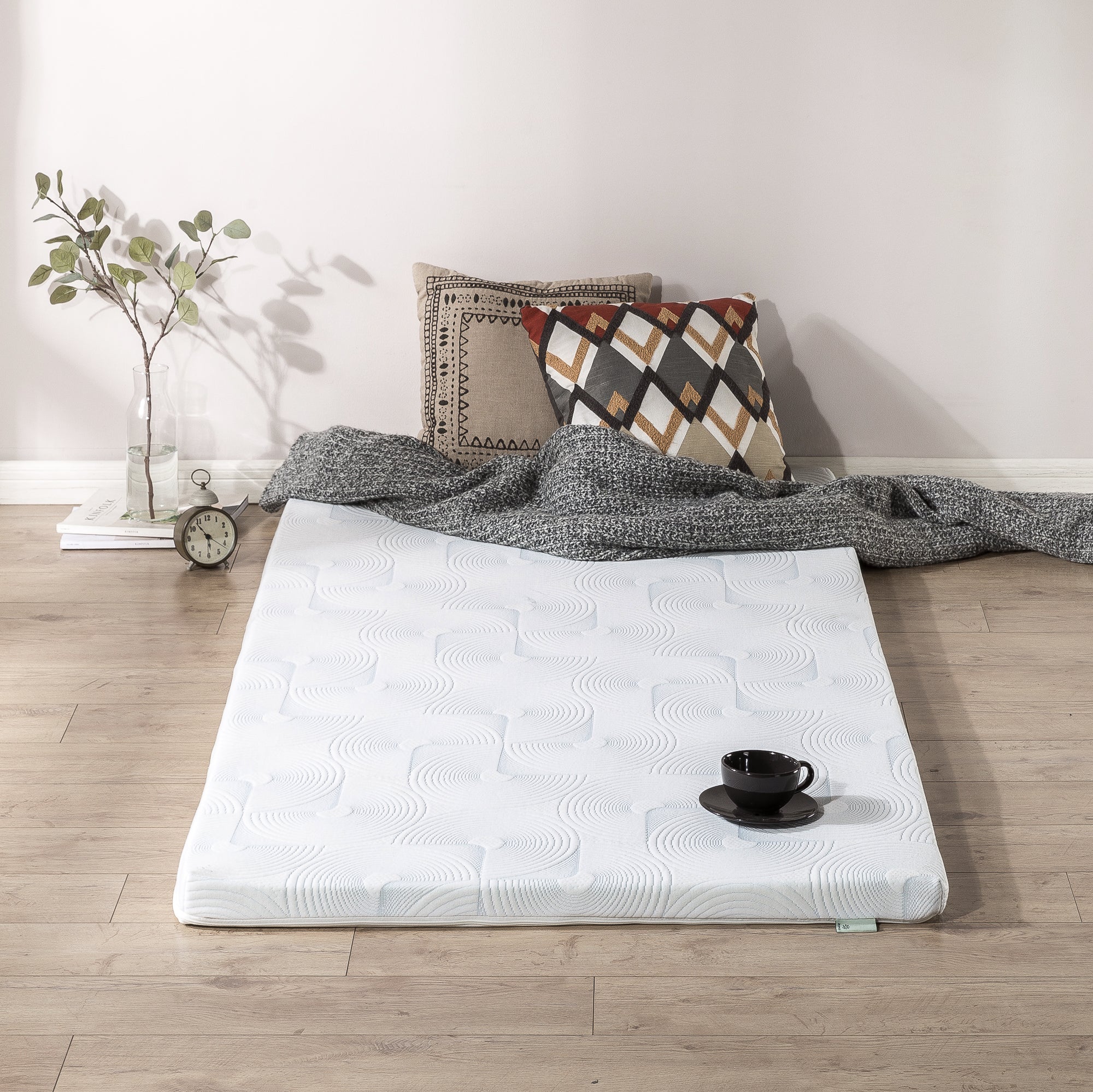 Zinus 3 Inch Cooling Gel Memory Foam Mattress Topper - Queen Size, Pressure Relief & Temperature Regulation for Better Sleep - Perfect for Hot Sleepers & Back Pain Relief