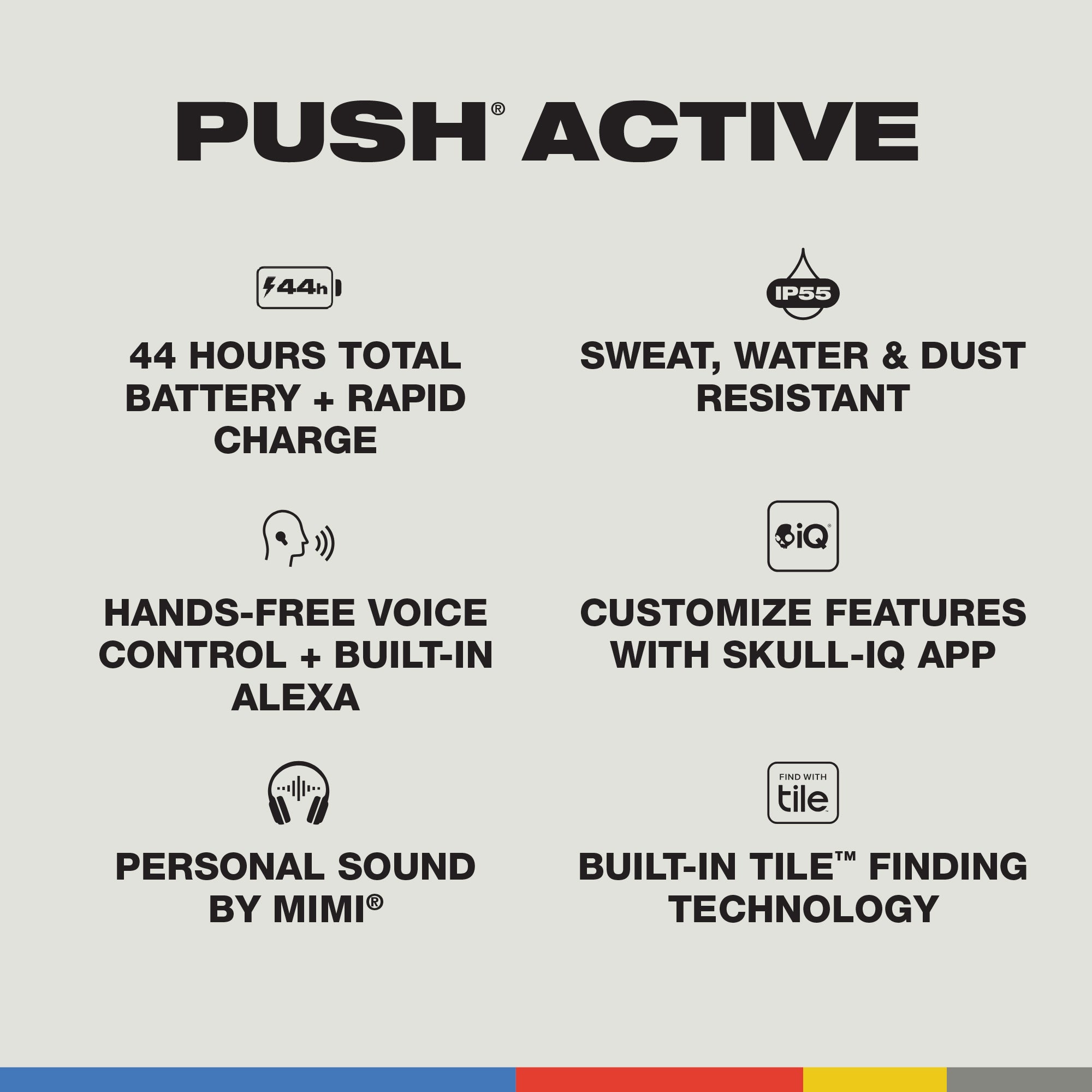 Push® Active Sports Bra for Women - High Support Workout Top for Running, Yoga & Gym - Moisture Wicking & Breathable Fitness Apparel (Perfect for Athletes & Active Lifestyles)
