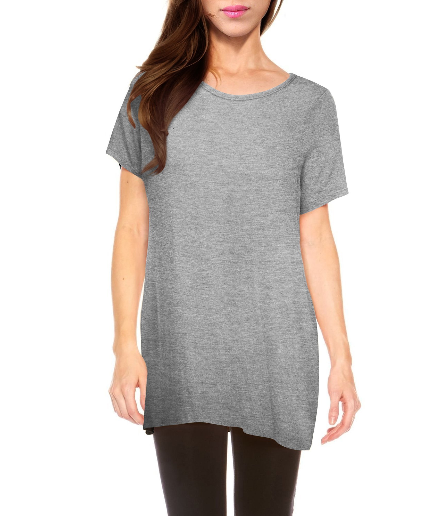 Hybrid & Company Women's Super Comfy Boat Neck Dolman Top Shirt - Soft Casual Blouse for Everyday Wear, Work & Weekend Outfits