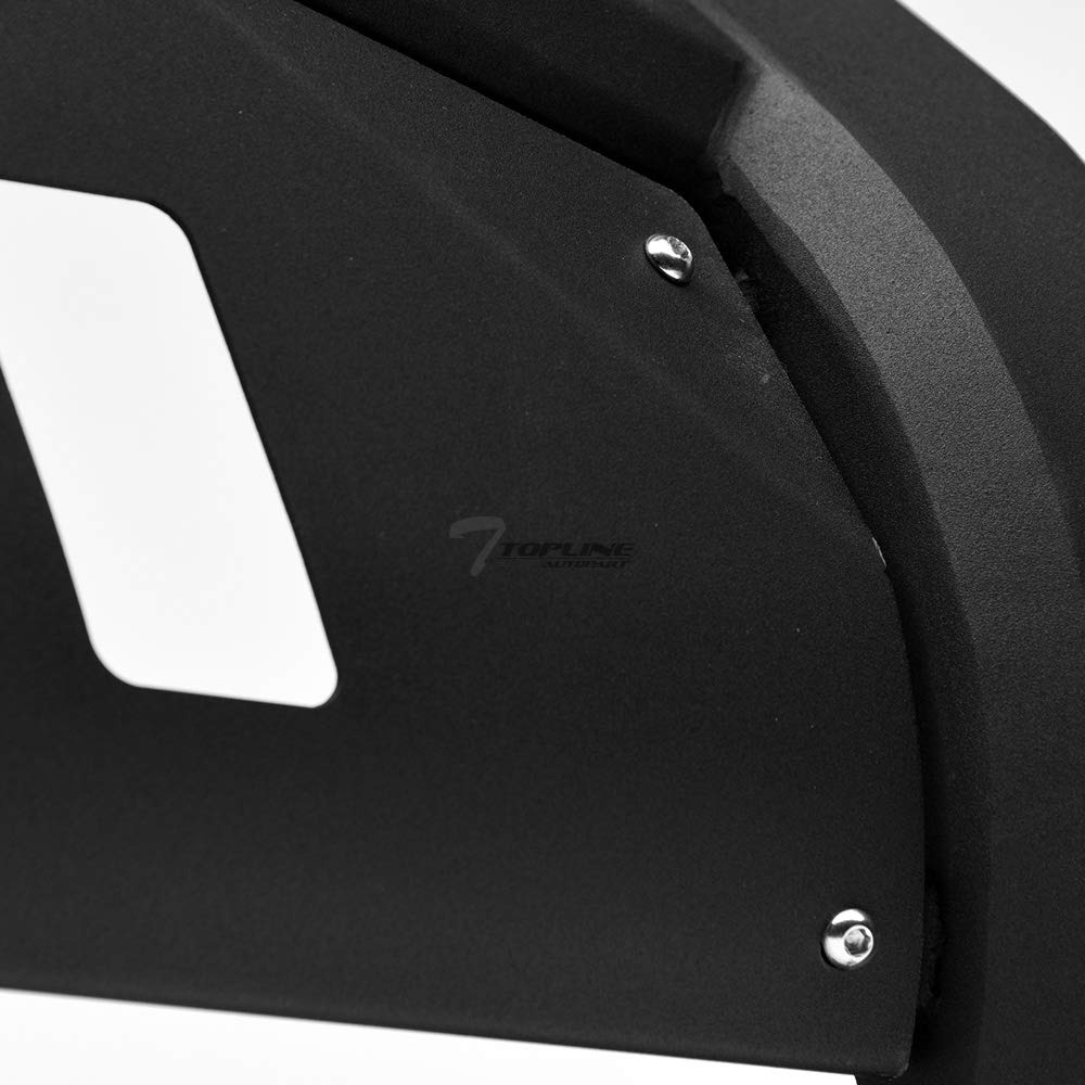 Matte Black AVT Style Bull Bar Brush Guard Front Bumper Grille Guard with Skid Plate for 2011-2019 Ford Explorer - Off-Road Protection & Truck Accessories for Adventure & Daily Driving