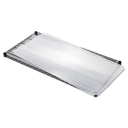 Alera ALESW59SL4824 Non-Slip Shelf Liners for Wire Shelving - Durable Kitchen, Pantry & Closet Organization Solution
