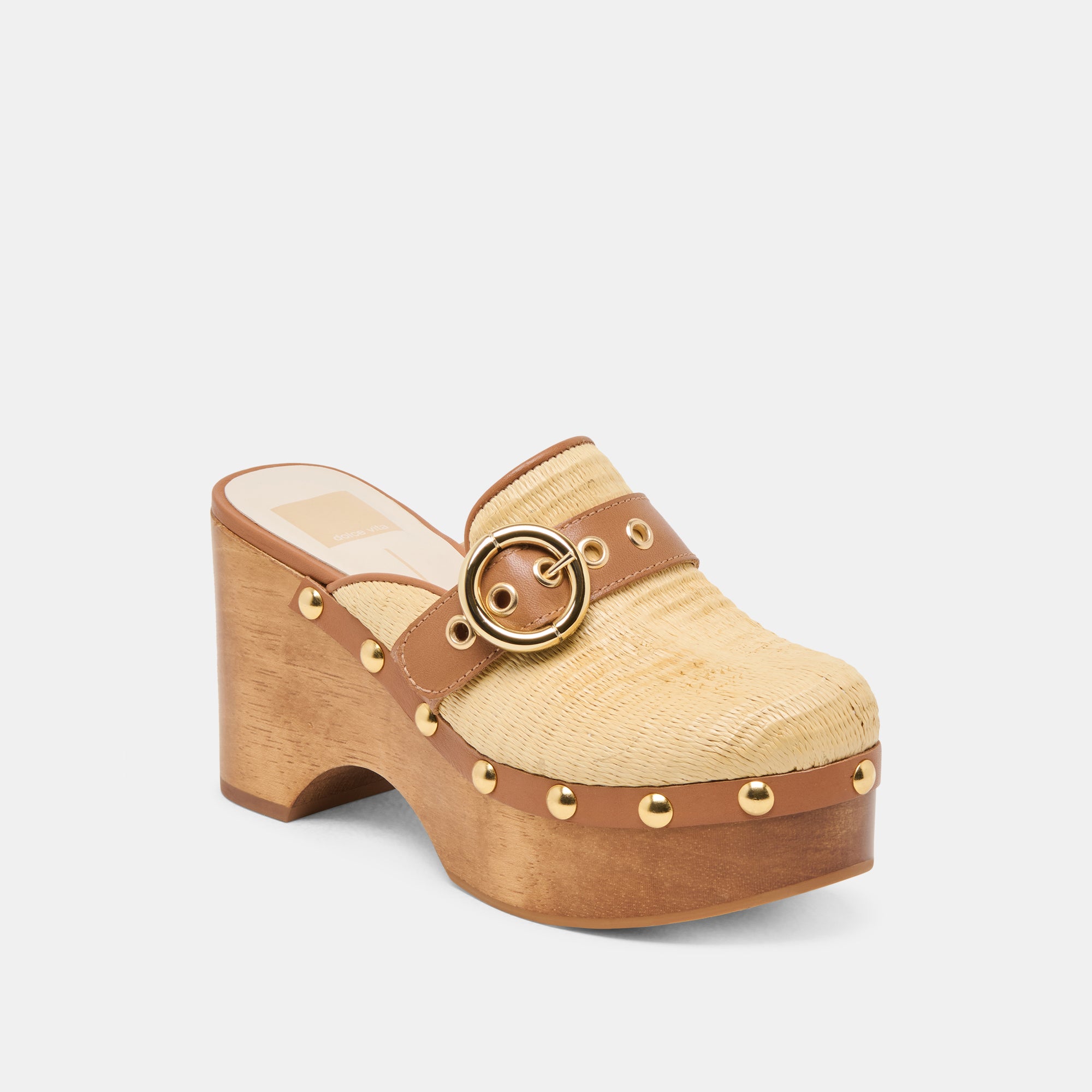 DEBRAH CLOGS Women's Light Tan Natural Raffia Comfortable Slip-On Sandals - Perfect for Beach, Vacation, and Summer Outfits