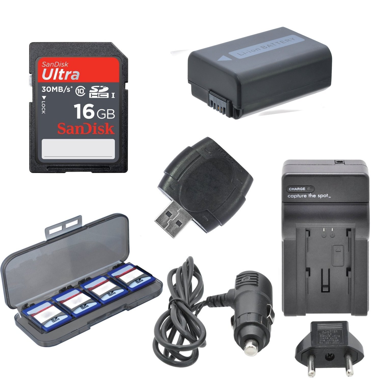 Professional Quality Travel Equipment & Storage Kit for Sony Alpha A5100 Camera - Essential Accessories & Supply Tools for Photography Enthusiasts | Perfect for Travel, Outdoor Shoots & Camera Protection