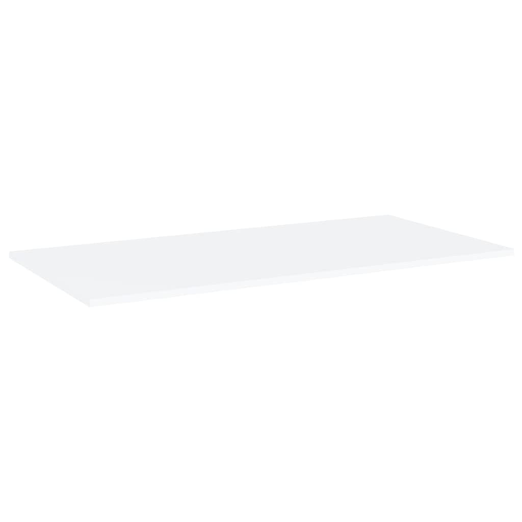 Replacement Bookshelf Boards - 4 Pack White Chipboard Shelves 39.4