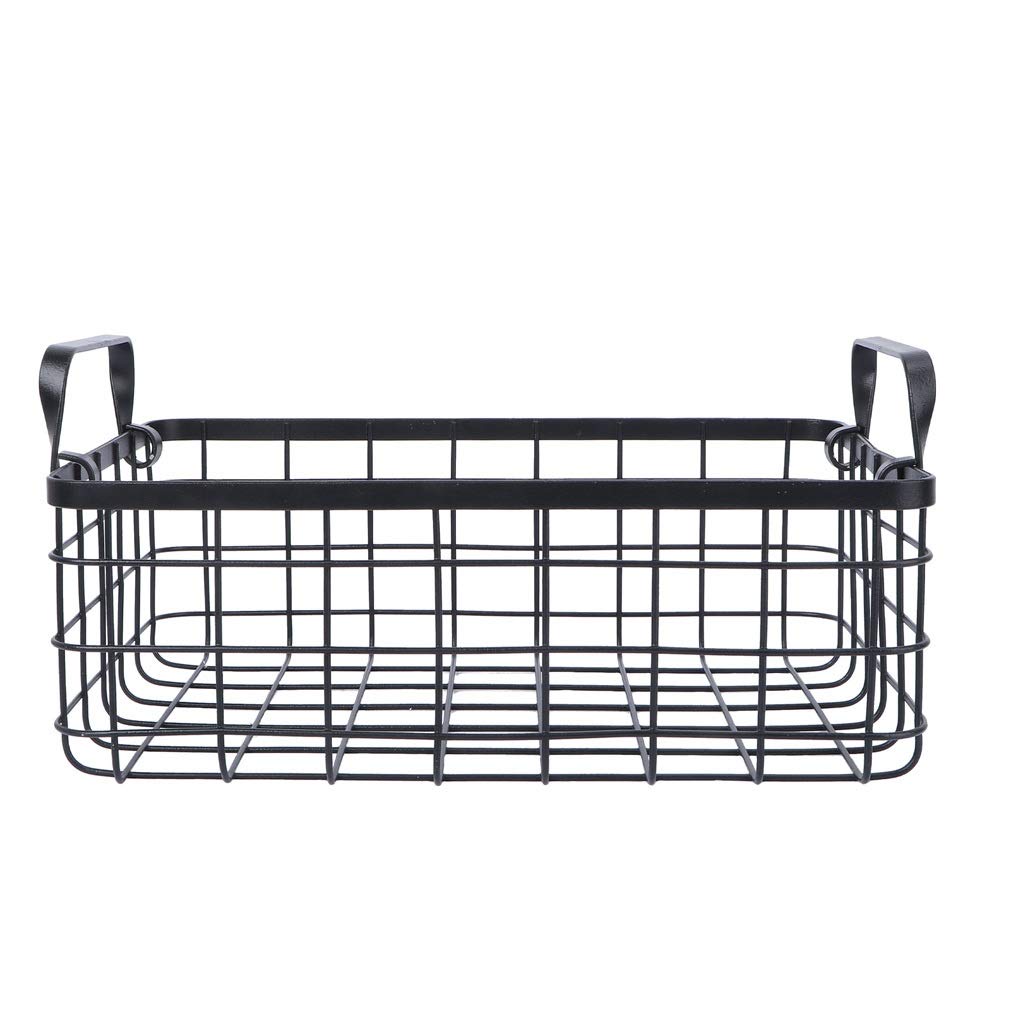 Iron Storage Basket for Home & Office - Cosmetic & Sundries Organizer