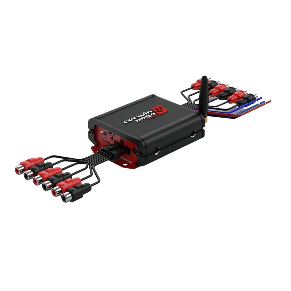 Cerwin Vega CVDSP66 Stroker 800W RMS Full Range Class D 4 Channel Amplifier - High Power Car Audio Amp for Cars, Trucks & SUVs - Perfect for Bass Boost & Sound System Upgrades