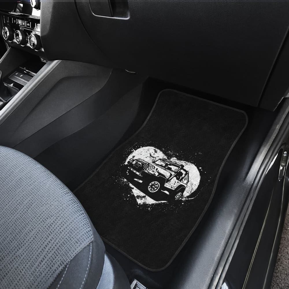 Premium Love Heart Jeep Car Floor Mats - Waterproof & Non-Slip - Perfect for Wrangler, Cherokee, Grand Cherokee - Ideal for Valentine's Gift & Romantic Road Trips