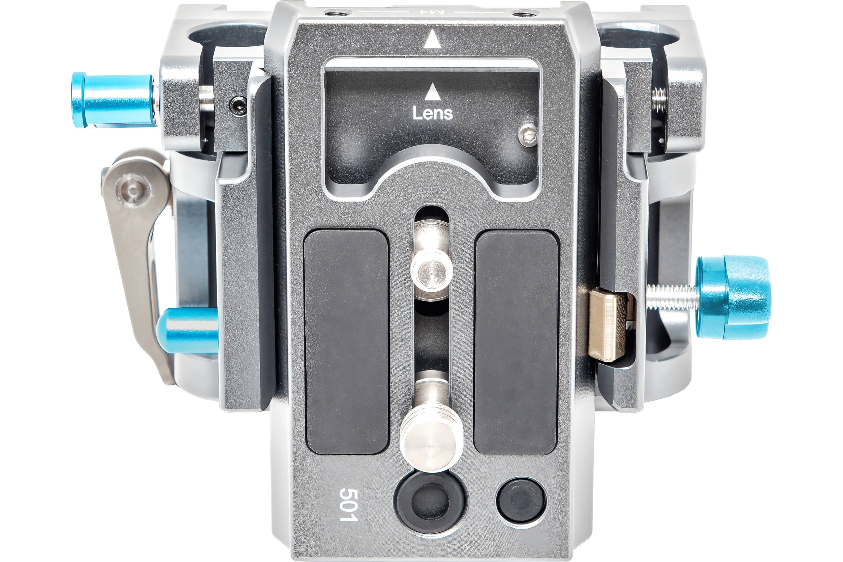 Kondor Blue 15mm LWS Arri/501 Side Loading Baseplate for Red Komodo, BMPCC & Mirrorless Cameras (Space Gray) - Perfect for Cinema Rig Setup & Professional Filmmaking