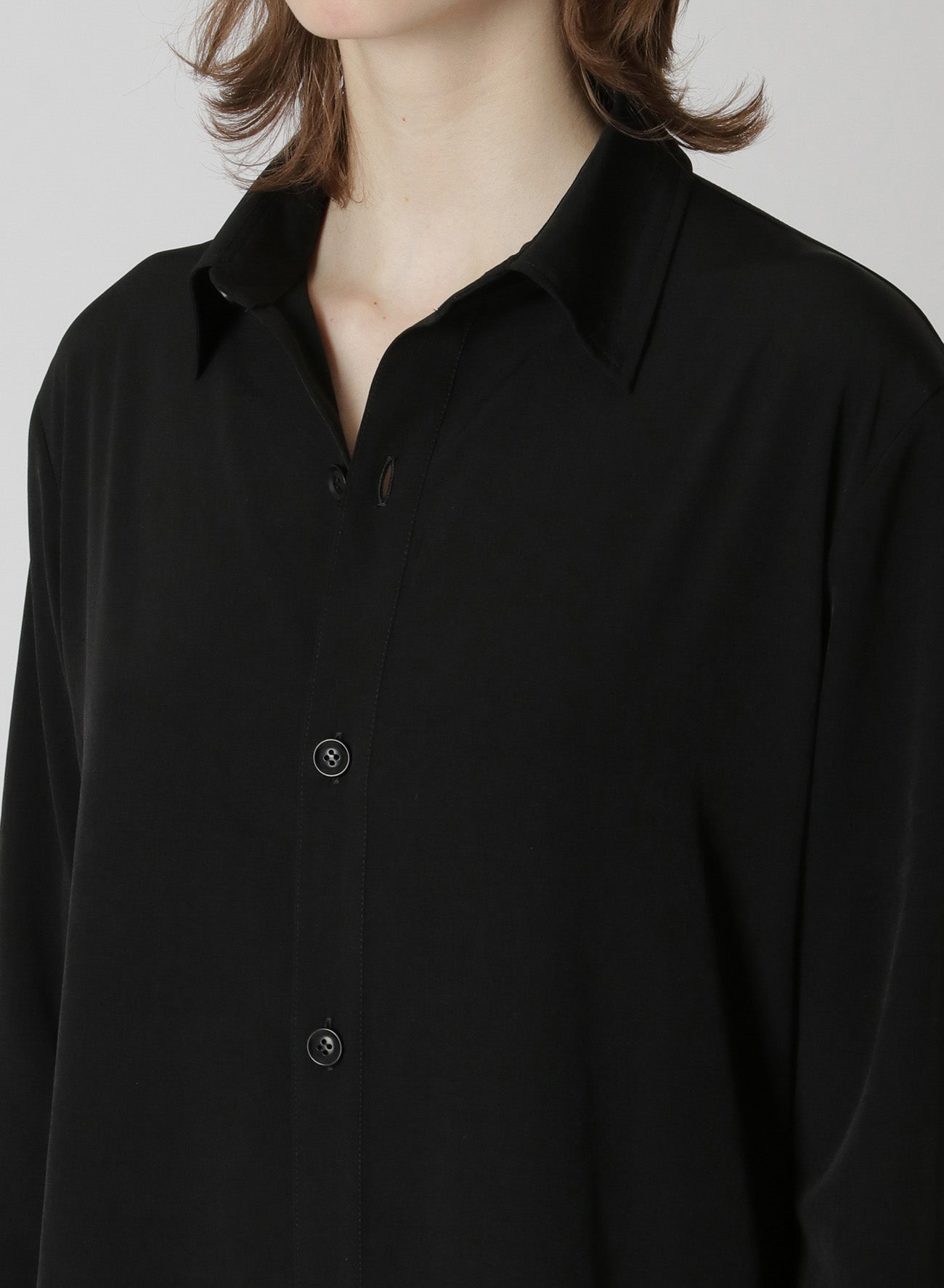 Elegant Crepe de Chine Flared Shirt Dress for Women | Flowy & Comfortable Summer Dress | Perfect for Office, Brunch & Casual Outings